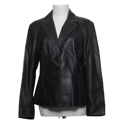 Leather blazer (Black) from Apriori Leather, Polyester