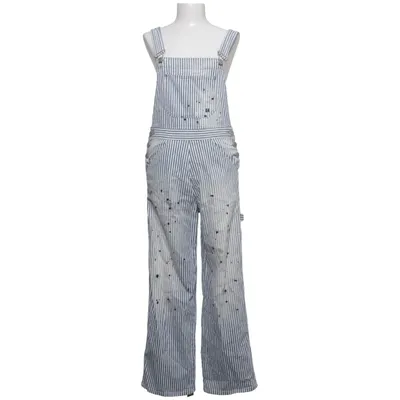 Dungarees (Blue, White) from Leon & Harper Cotton, Elastane