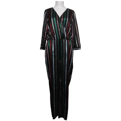 Jumpsuit (Black, Multicolored) from Ted Baker Acetate, Elastane, Polyester, Viscose