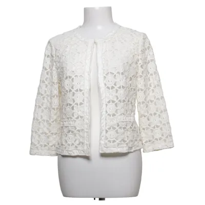 Cardigan (Blanc) de Betty Barclay Coton, Lin, Polyamide