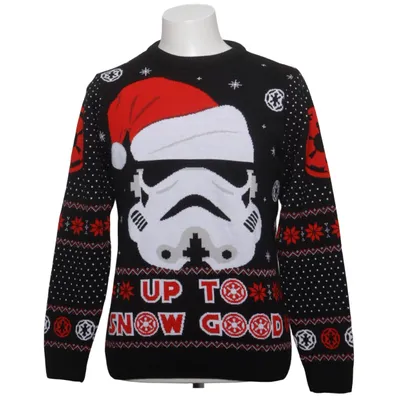 Julesweater (Sort, Hvid, Rød) fra Star Wars Akryl