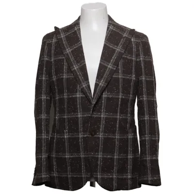 Blazer (Marron) de L.B.M. 1911 Acétate, Coton, Lin, Nylon, Viscose