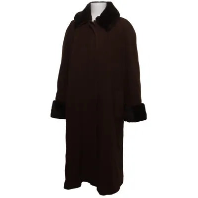 Manteau (Marron) de Luisa Spagnoli Polyamide, Viscose, Laine