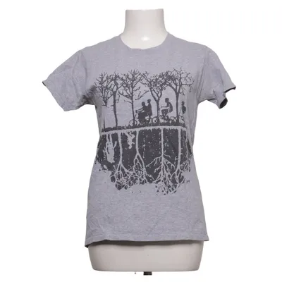 T-shirt (Grå) fra Gildan Bomuld, Polyester