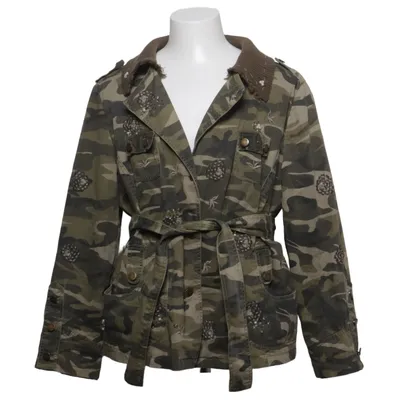 Jacket (Green, Brown) from Open End Cotton, Polyester