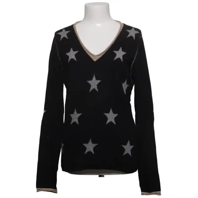 Strickpullover (Schwarz, Beige) von FTC Cashmere Kaschmir