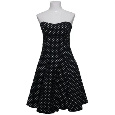 Dress (Black, White) from Savann Cotton, Elastane