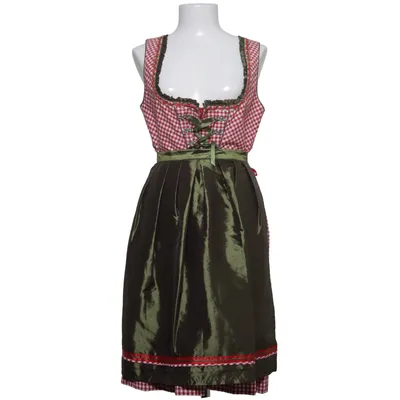 Dirndl (Rouge, Blanc, Vert) de Alpin de Luxe Coton, Polyester