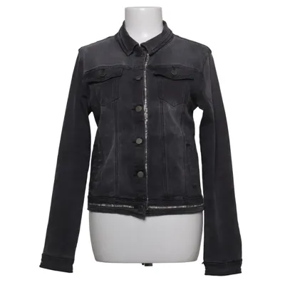 Jeansjacka (Grå) från Drys Bomull, Elastan, Polyester