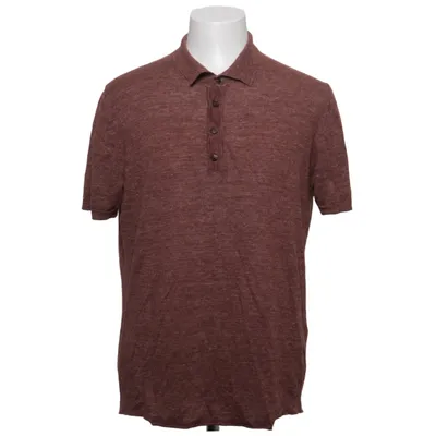 Poloshirt (Rot) von Roberto Collina Baumwolle, Leinen