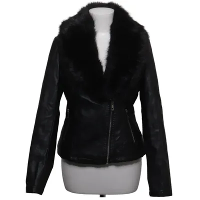 Bikerjack (Zwart) van CC Fashion Polyester, Polyurethaan