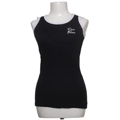 Tanktop  (Sort, Hvid) fra Raw Blue Bomuld, Elastan