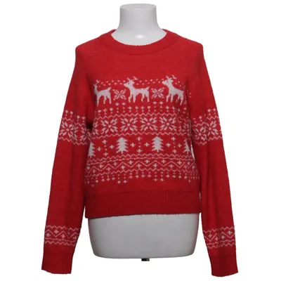 Pull de Noël (Rouge, Blanc) de FB Sister Knitwear Acrylique, Élasthane, Polyester