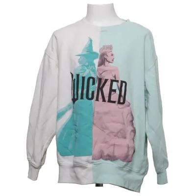 Sweatshirt (White, Green, Pink) from Wicked Cotton, Polyester