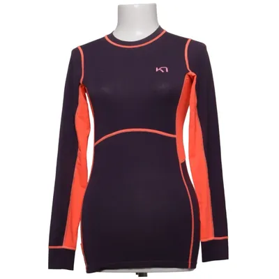 Baselayertrøje (Lilla, Orange) fra Kari Traa Elastan, Polyester, Uld