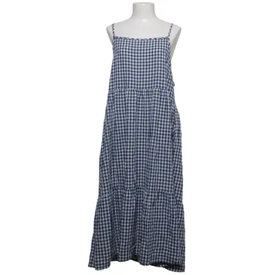 Maxi jurk (Blauw, Wit) van Olive Katoen