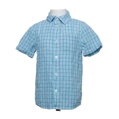 Korte mouwen shirt (Blauw) van Stop Go Katoen