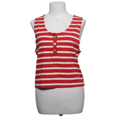 Tank Top (Red, White) from Mango Cotton