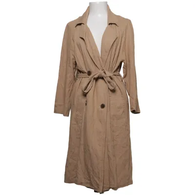 Trench coat (Beige) from Stradivarius Cotton, Linen, Viscose