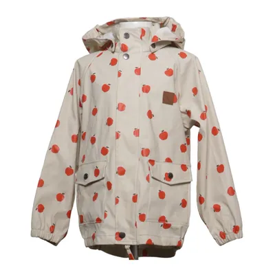 Rain jacket (Beige, Red) from Kuling Polyurethane, Recycled polyester