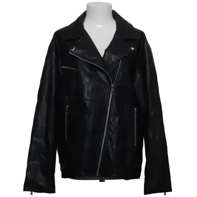 Bikerjacka (Svart) från Nelly Polyester, Polyuretan, Viskos