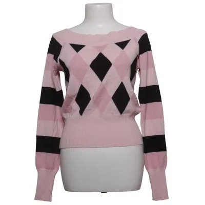 Pull-over (Rose, Noir) de Kookaï Acrylique, Laine de mouton