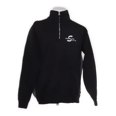 Collegetröja (Svart, Grå) från Acode Polyester, Bomull