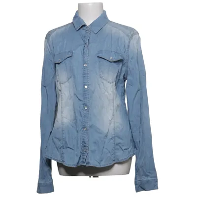 Denim shirt (Blue) from Oui Cotton, Elastane