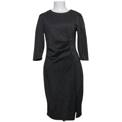 Jurk (Zwart, Wit, Meerkleurig) van Quiosque Elastaan, Metallvezel, Polyester