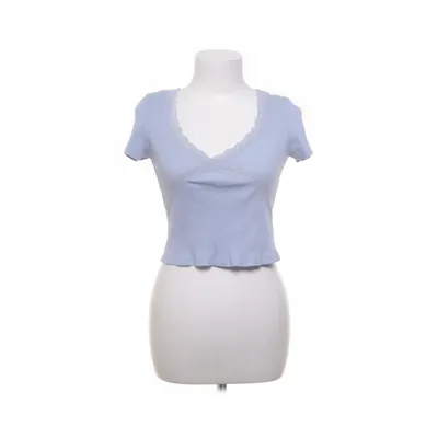Crop top (Blauw) van Primark Katoen, Elastaan