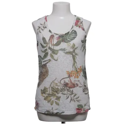 Tanktop  (Hvid, Flerfarvet) fra Livan's Bomuld, Elastan