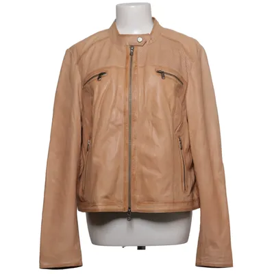 Lederjacke (Beige) von CKN of Scandinavia Leder, Polyester