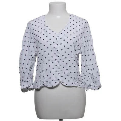 Blus (Vit, Blå) från Freelance Polyester, Viskos