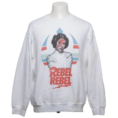 Sweatshirt (Wit, Meerkleurig) van Gildan Katoen, Polyester