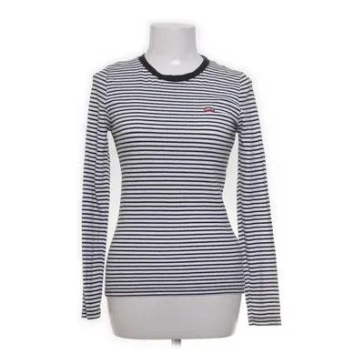Langærmet t-shirt (Hvid, Sort) fra Levi Strauss & Co Bomuld, Elastan