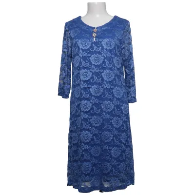 Dress (Blue) from Miss Classic Cotton, Polyester