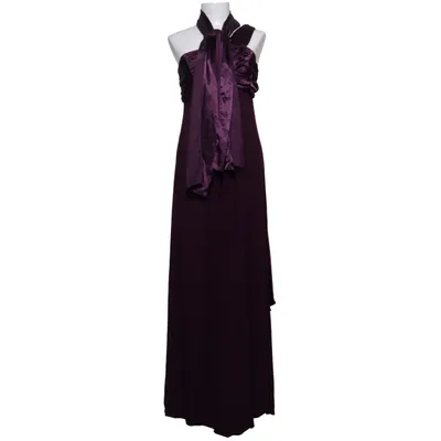 Avondjurk (Lila) van Let's Fashion Acetaat, Elastaan, Polyester