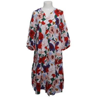 Dress (White, Multicolored) from MXO Viscose