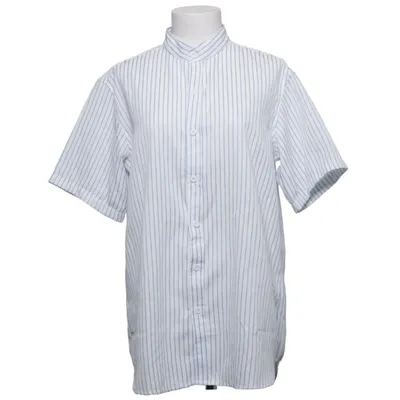 Short sleeve shirt (Blue, White) from ChArmkpR Cotton
