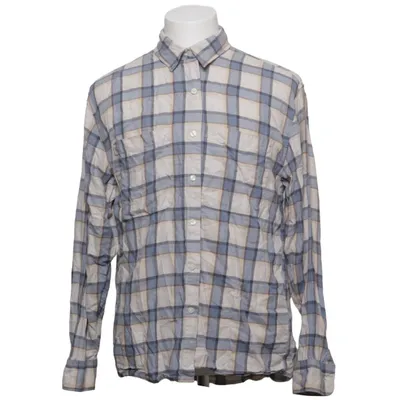 Chemise en flanelle (Bleu, Blanc, Beige) de Abercrombie & Fitch Coton, Viscose