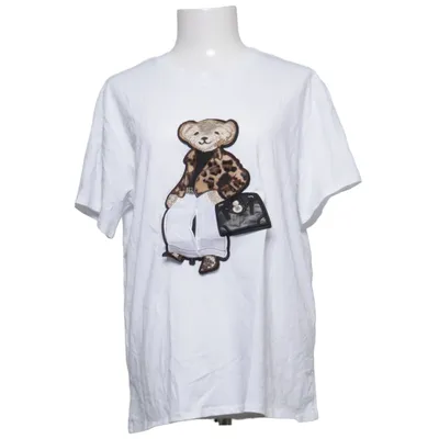 T-shirt (Vit, Flerfärgad) från Agape Bomull, Elastan