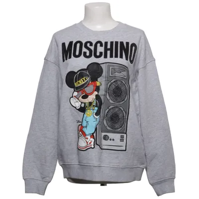 Sweatshirt (Grå, Flerfarvet) fra H&M x Moschino Bomuld