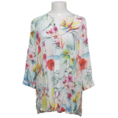 Bluse (Hvid, Flerfarvet) fra Kj Brand Viscose