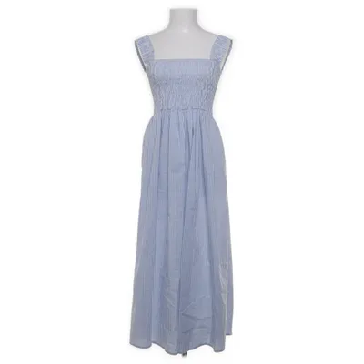 Maxi jurk (Blauw, Wit) van Ellos Katoen, Elastaan, Polyester