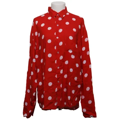Blouse (Rouge, Blanc) de Cat Viscose