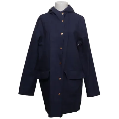 Manteau imperméable (Bleu) de Langerchen Coton biologique, Polyuréthane