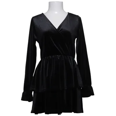 Wrap dress (Black) from Chiquelle Viscose