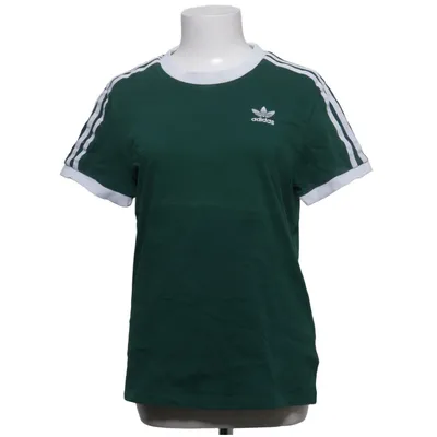 T-shirt (Vert, Blanc) de Adidas Coton, Élasthane