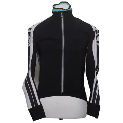 Træningsjakke (Sort, Hvid) fra Assos Elastan, Polyamid, Polyester, Polyurethan