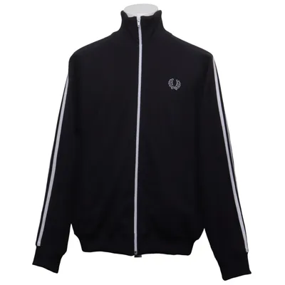 Trainingsjack (Zwart) van Fred Perry Katoen, Polyester